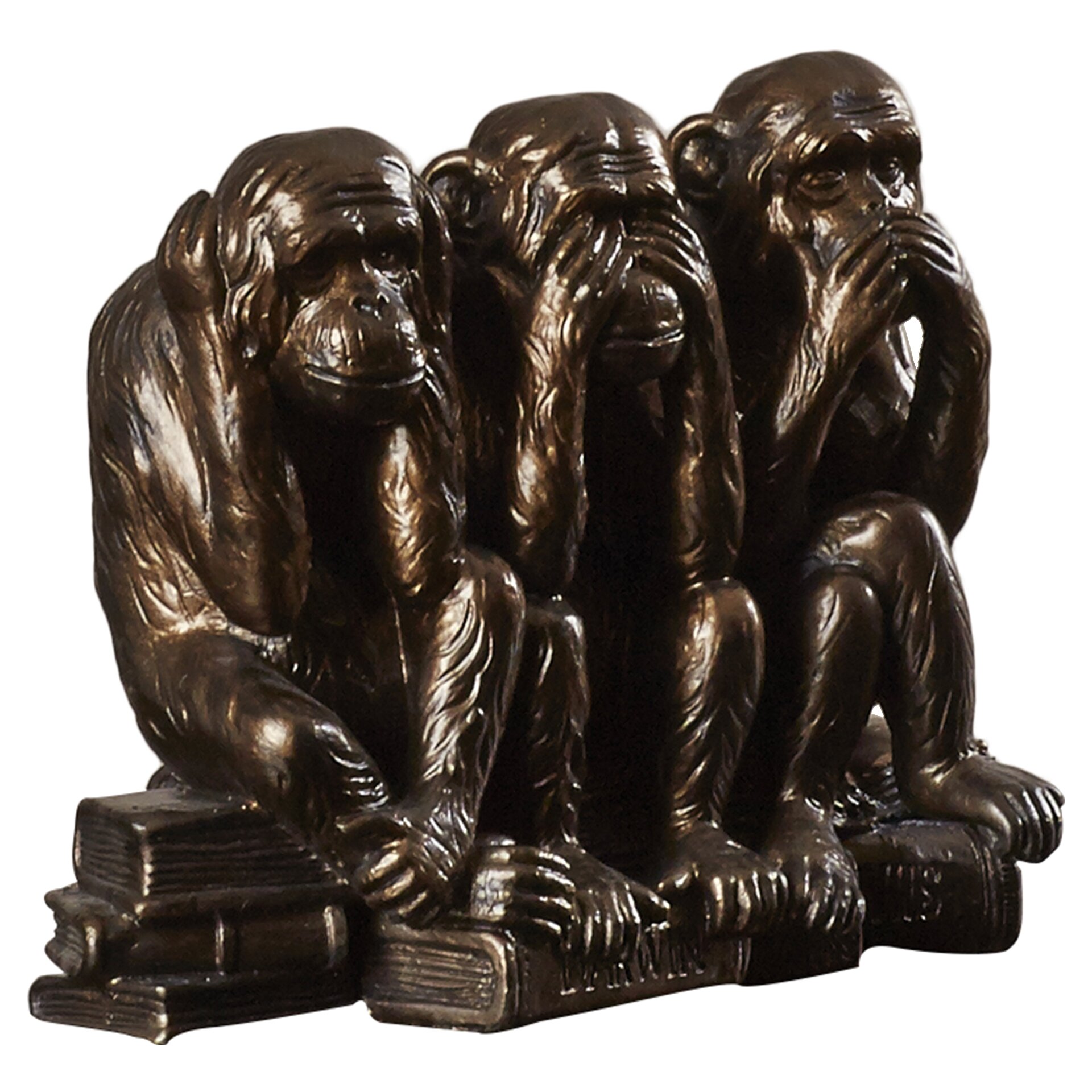 Varick Gallery See Hear Speak No Evil Monkey Trio Figurine Reviews